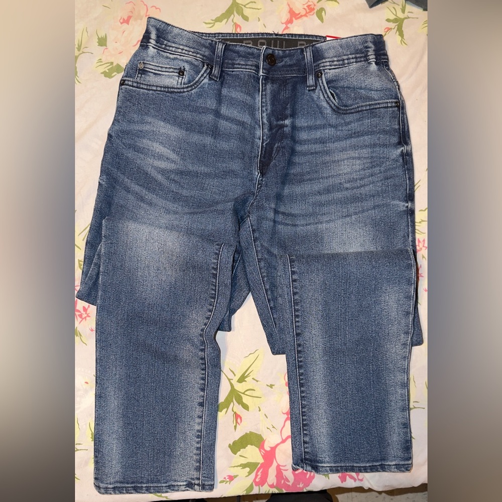 Men's Blue Straight Jeans